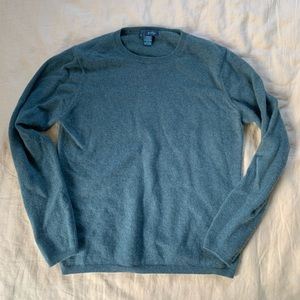 EUC 100% Green Cashmere Sweater